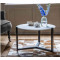 Carrara White Marble Coffee Table Round